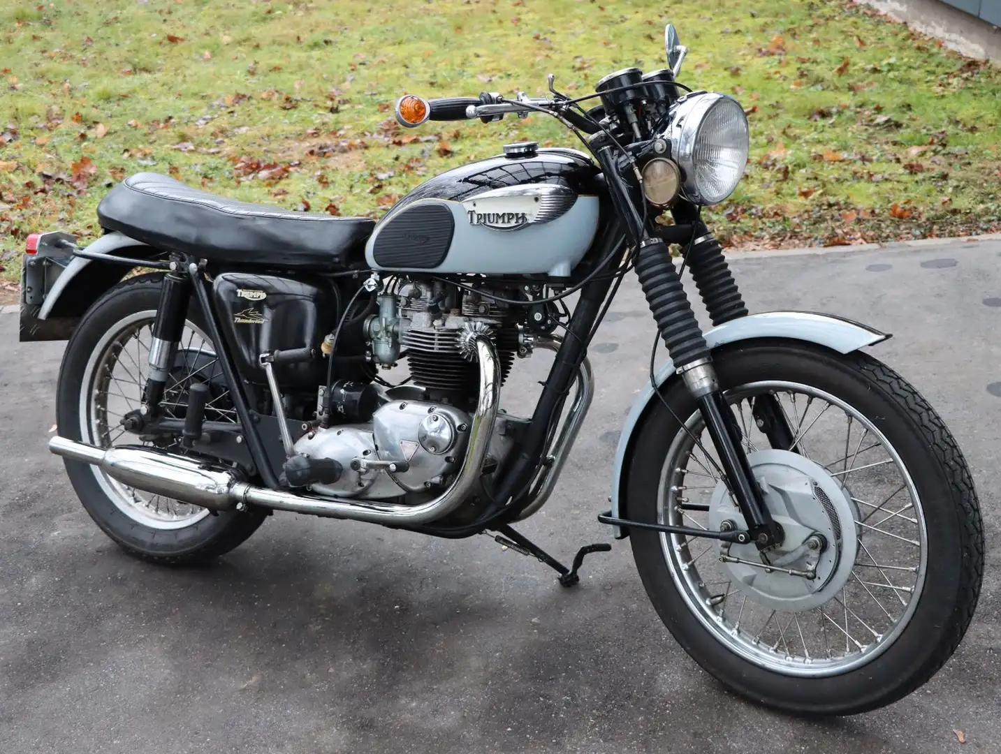 Triumph Thunderbird 6T 1966| Matching Numbers| Oldtimer Schwarz - 1