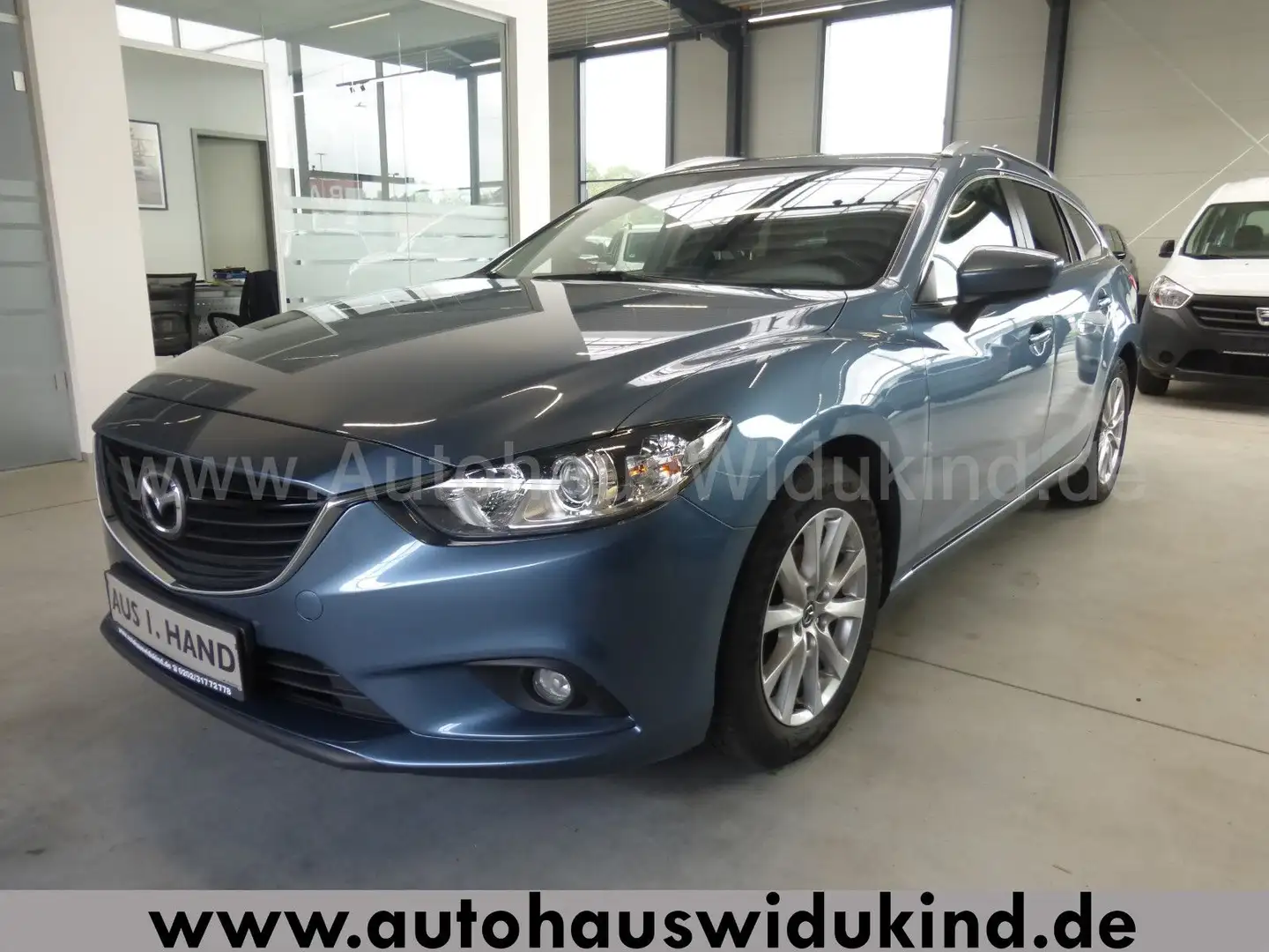 Mazda 6 Kombi 2.2 Facelift Navi Klimaaut. PDC AHK 1.Hd Blau - 1