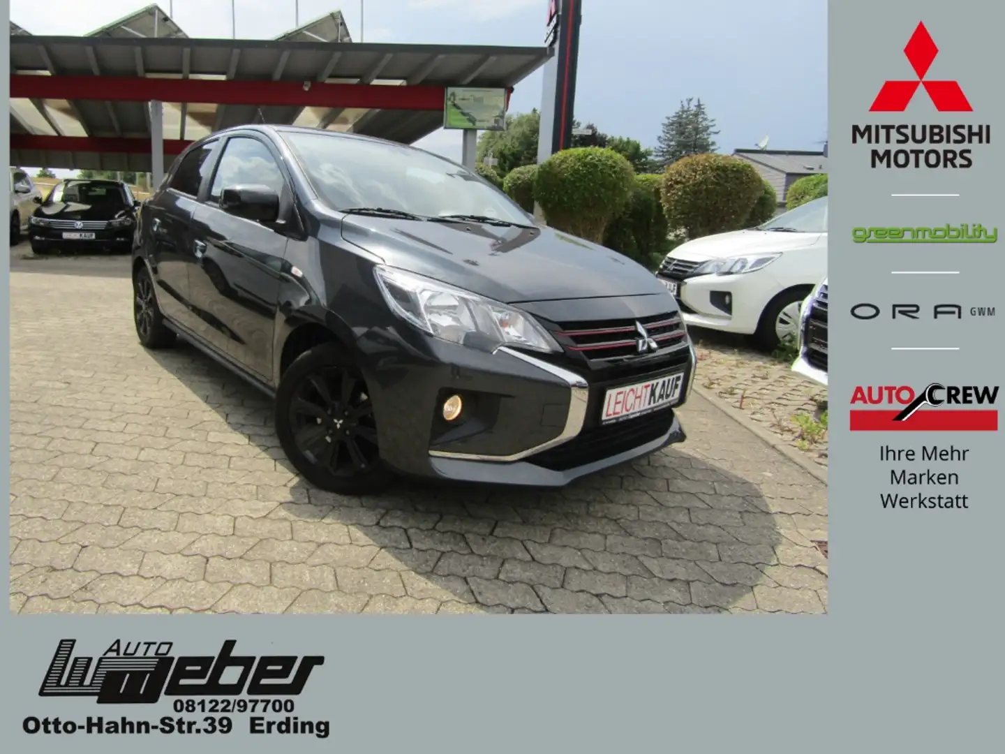 Mitsubishi Space Star Select+ Black CVT 1.2 EU6d KLIMA SHZ KAMERA Grigio - 1