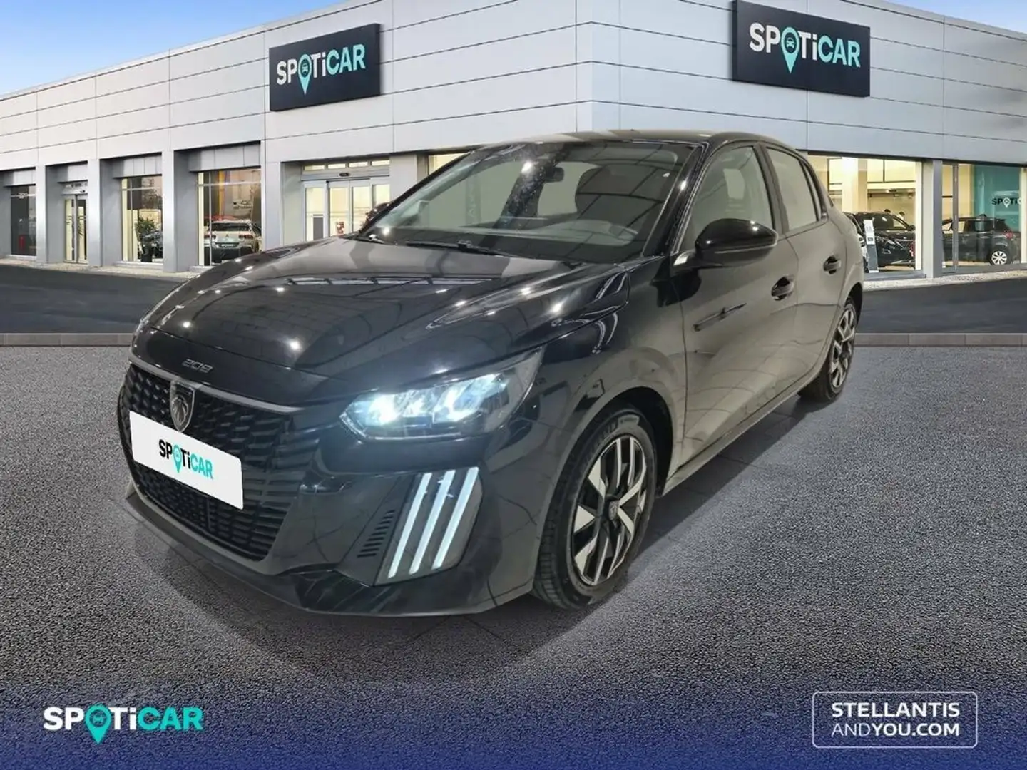 Peugeot 208 Puretech 100 Active Noir - 1