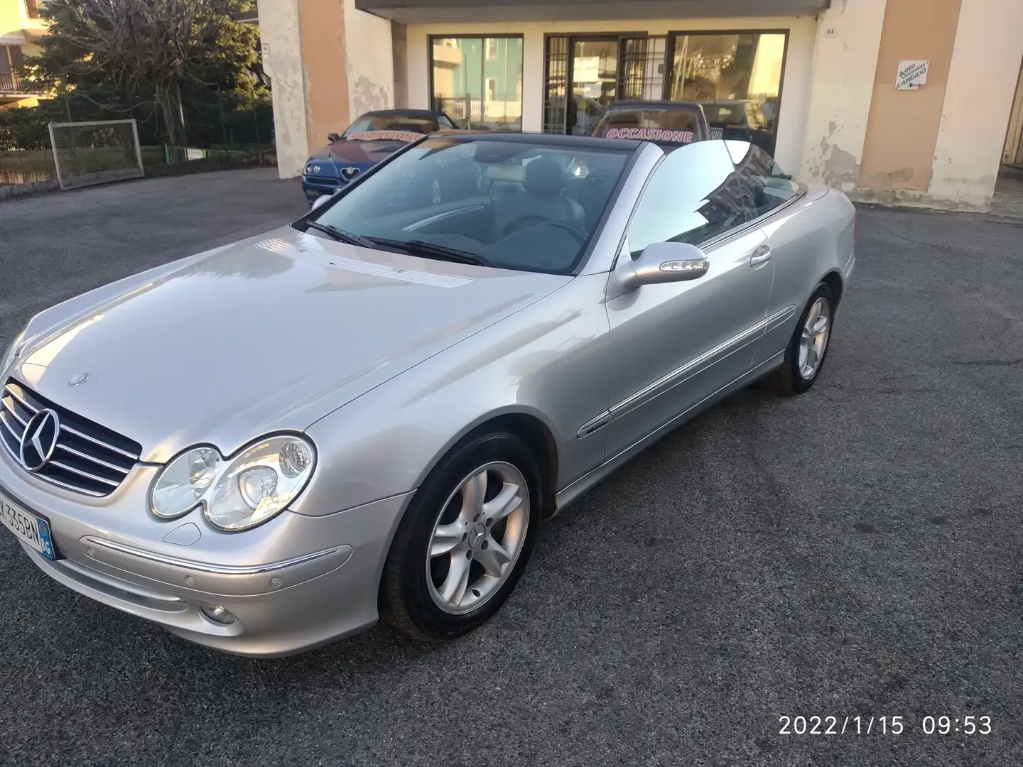 Mercedes-Benz CLK 200 CLK Cabriolet - A209 Cabrio kompr Avantgarde Stříbrná - 1