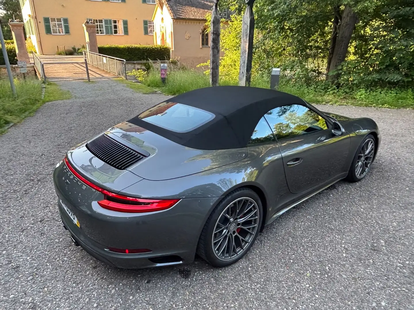Porsche 991 Carrera 4S HINTERACHSLENKUNG TOP Klappe ... Gris - 2