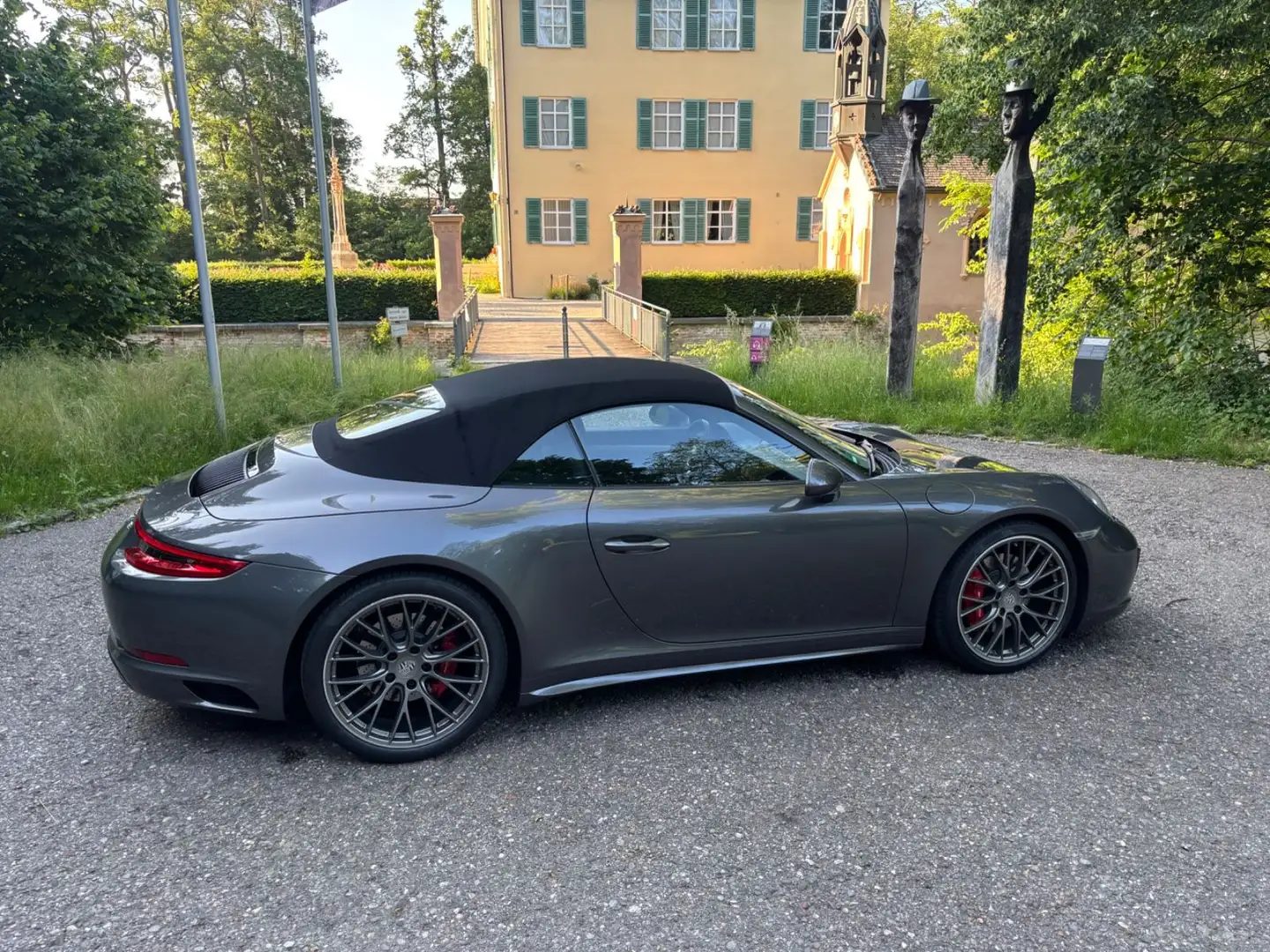 Porsche 991 Carrera 4S HINTERACHSLENKUNG TOP Klappe ... Gris - 1