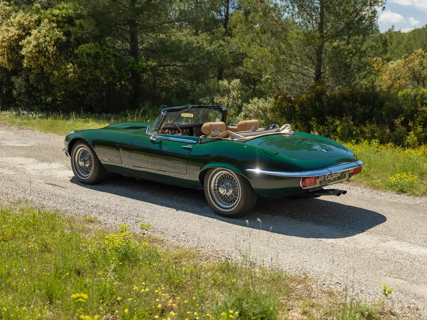 Jaguar E-Type Série 3 V12 Roadster Verde - 2