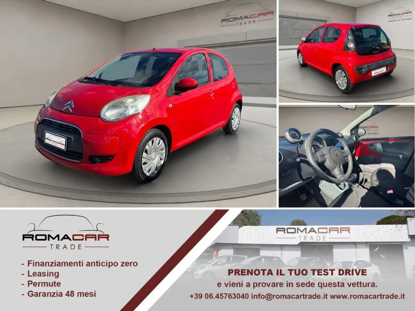 Citroen C1 1.0 5 porte airdream AMIC1 SU APPUNTAMENTO Red - 1