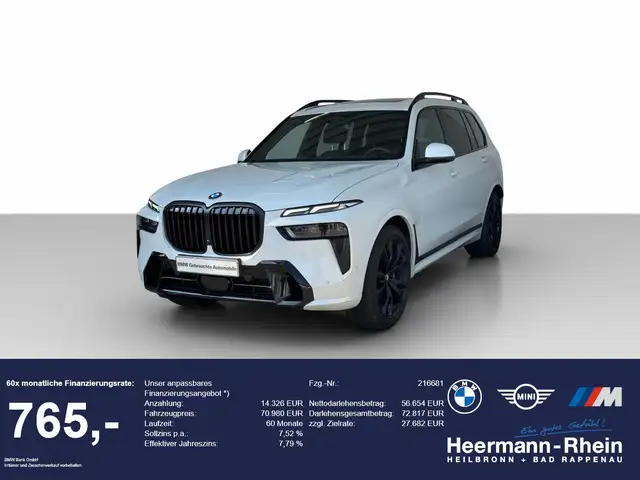 Bmw X7 xDrive40dA M Sport LiveCock.ExecutivePro.Sky