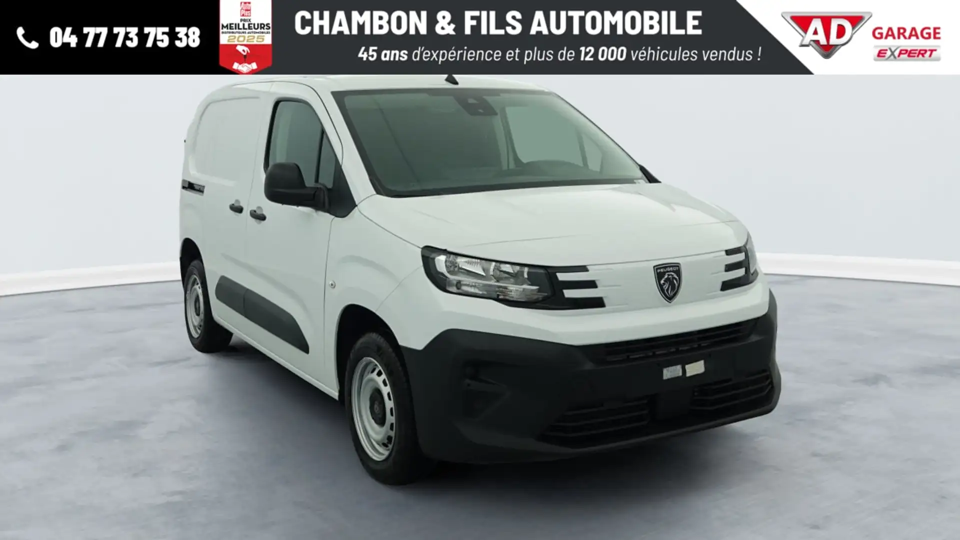 Peugeot Partner Fourgon M 650 KG BLUEHDI 100 S BVM6 Wit - 1