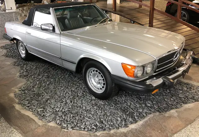 Mercedes-Benz SL 380 In originele lak - Astral Silver Metallic Topstaat