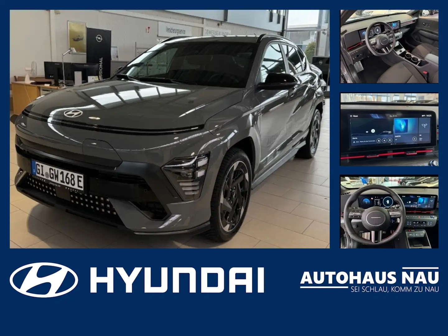 Hyundai KONA SX2 65,4kWh N-Line Grijs - 1