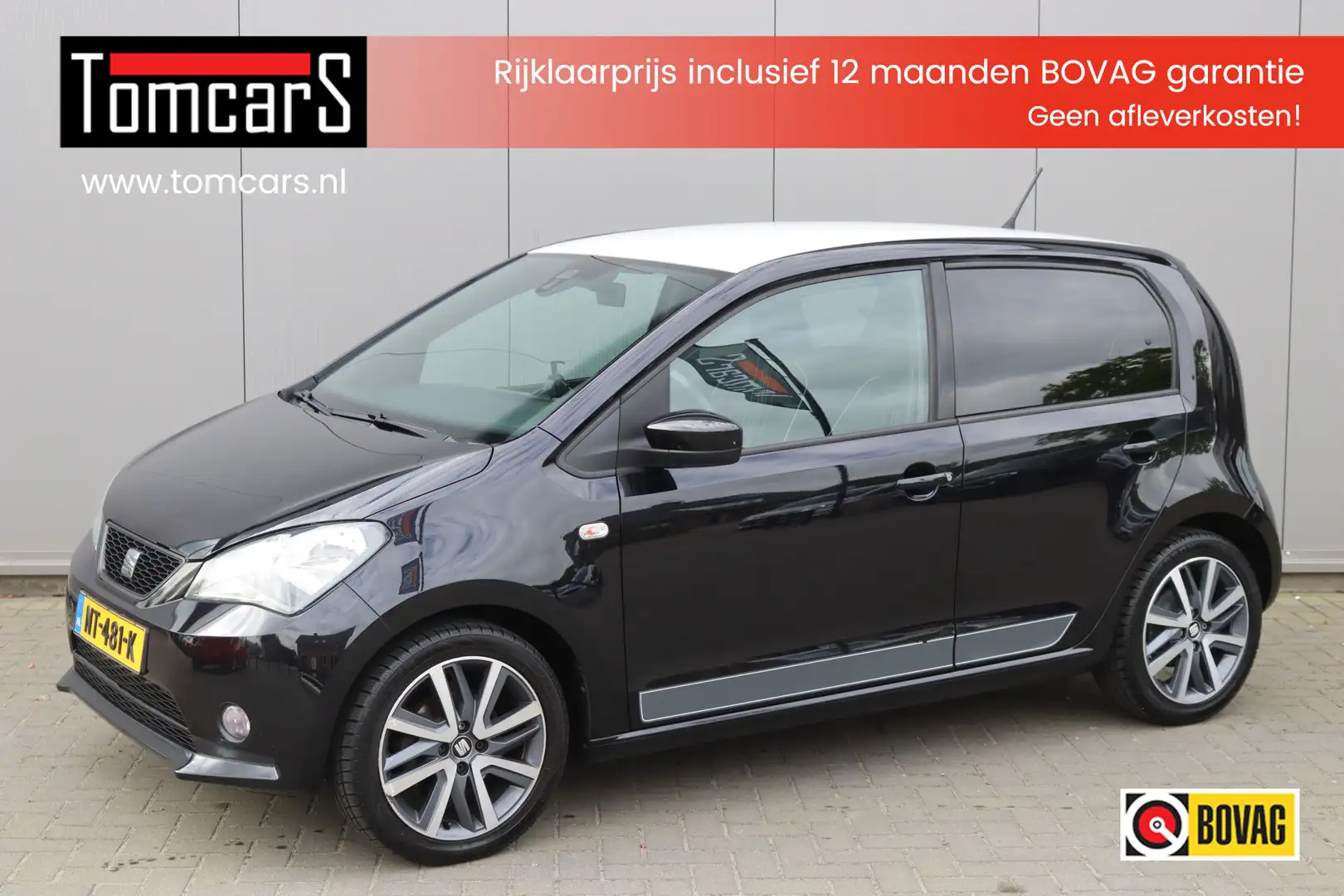 SEAT Mii 1.0 Sport Connect Cruise-Control/Bluetooth/Parkeer Black - 1