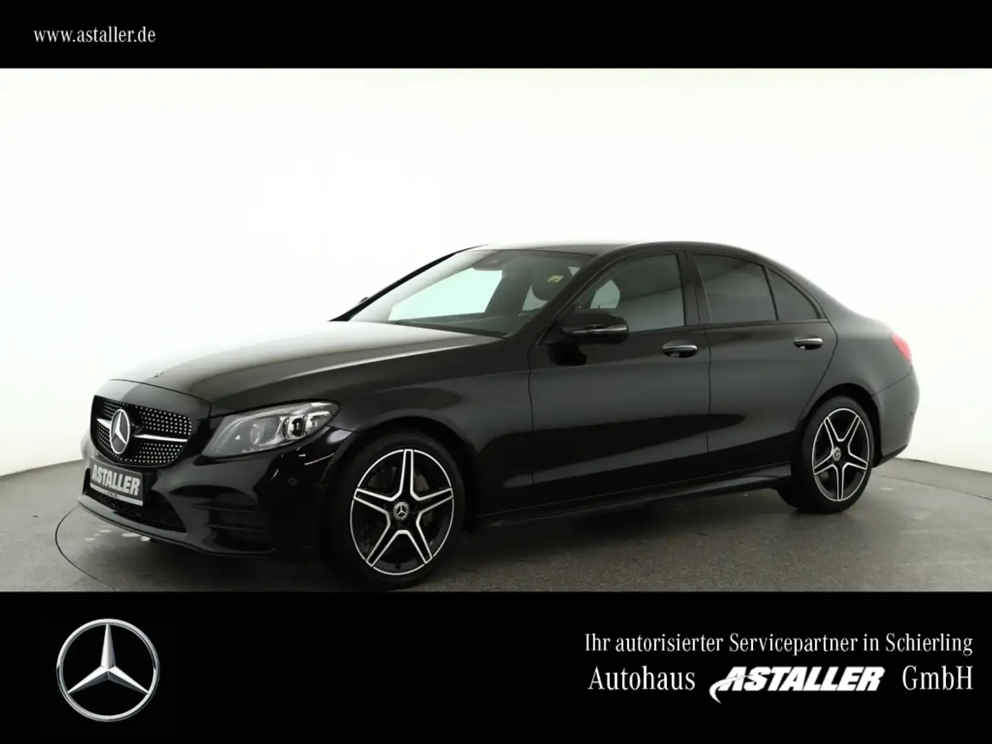 Mercedes-Benz C 300 d 4M AMG Line 2x Night+Comand+18"+Multibea Noir - 1
