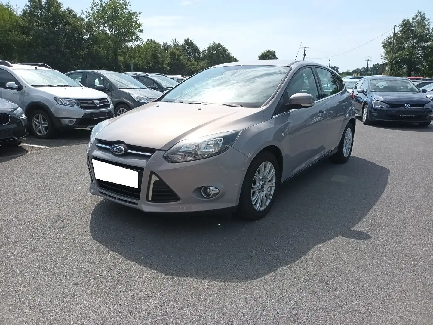 Ford Focus 1.6 TDCI 95CH FAP STOP\u0026START TITANIUM 5P Gris - 1