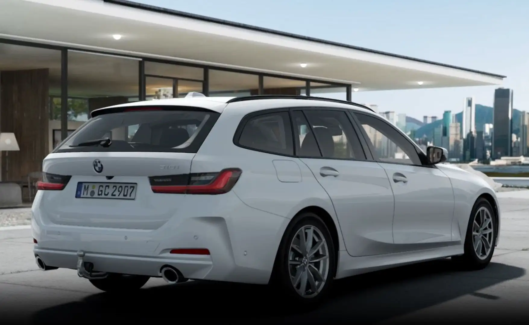 BMW 318 i Touring //Lenkradhzg. Kamera AHK Weiß - 2