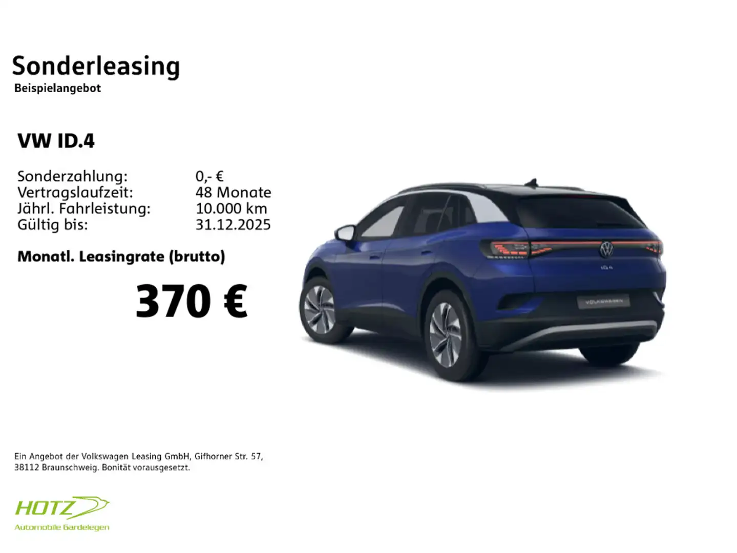 Volkswagen ID.4 Pure Performance 125kW LED/PDC/APP Blau - 2