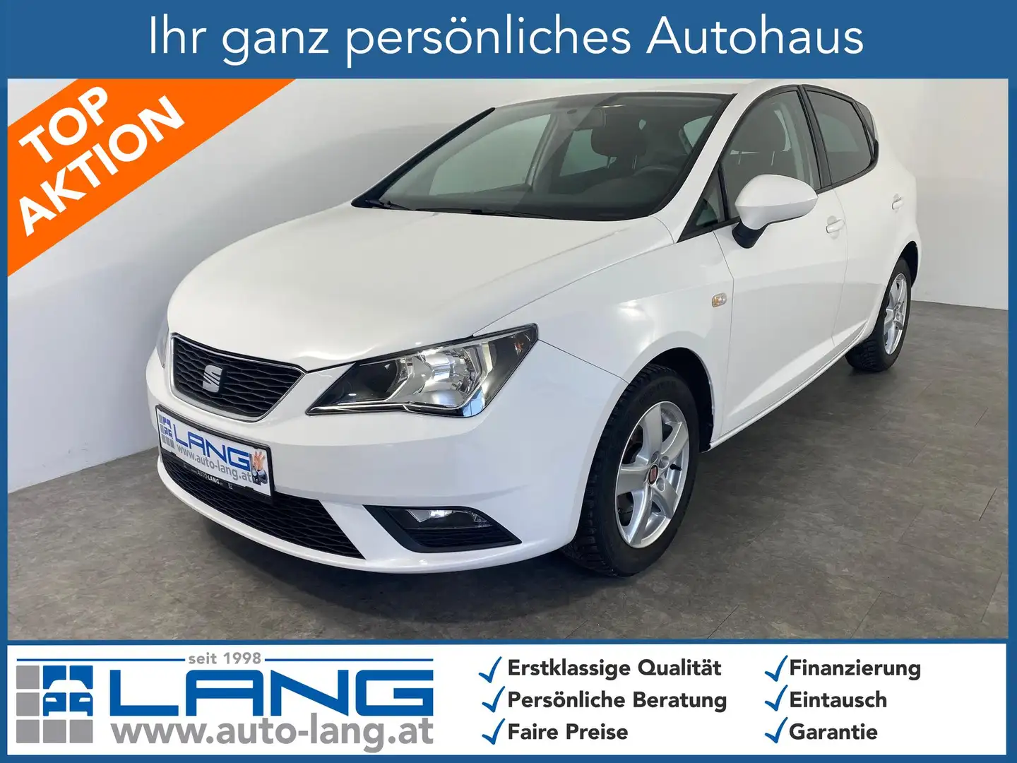 SEAT Ibiza 1,4 Stylance EU5 63 kW (86 PS), Schalt. 5-Gang Weiß - 1