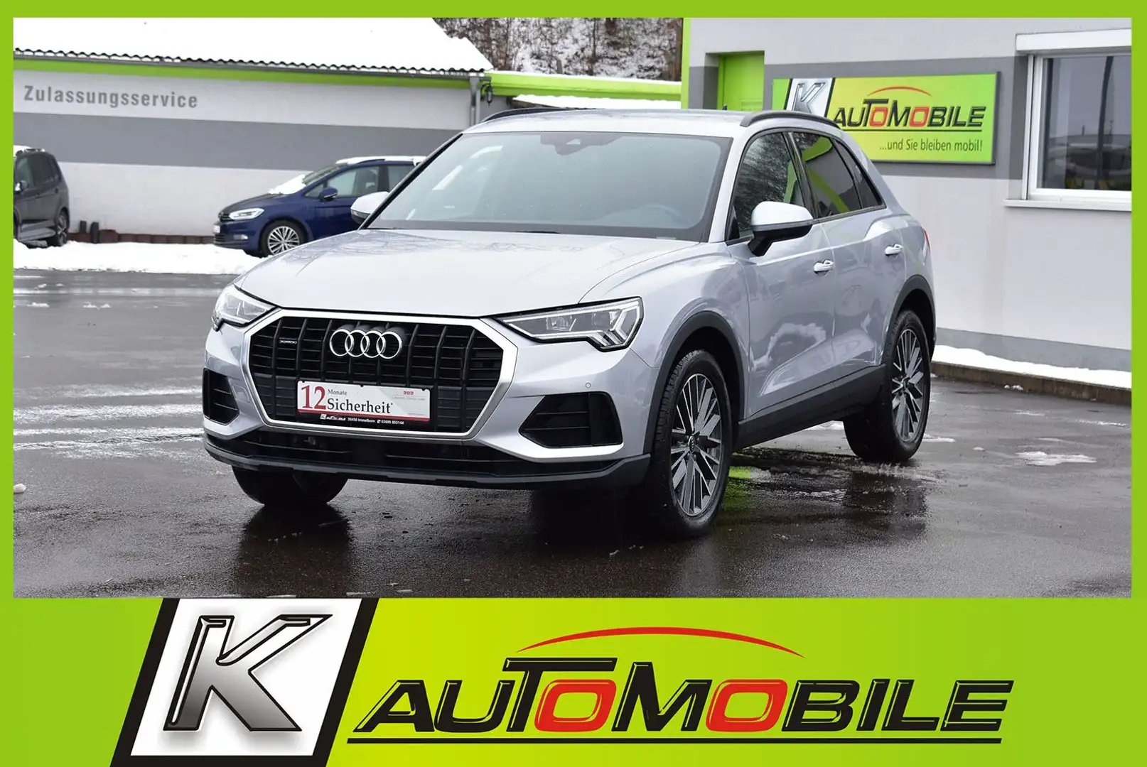 Audi Q3 40 TFSI quattro S-line LED+ACC+Navi+Leder+AHK Argent - 1