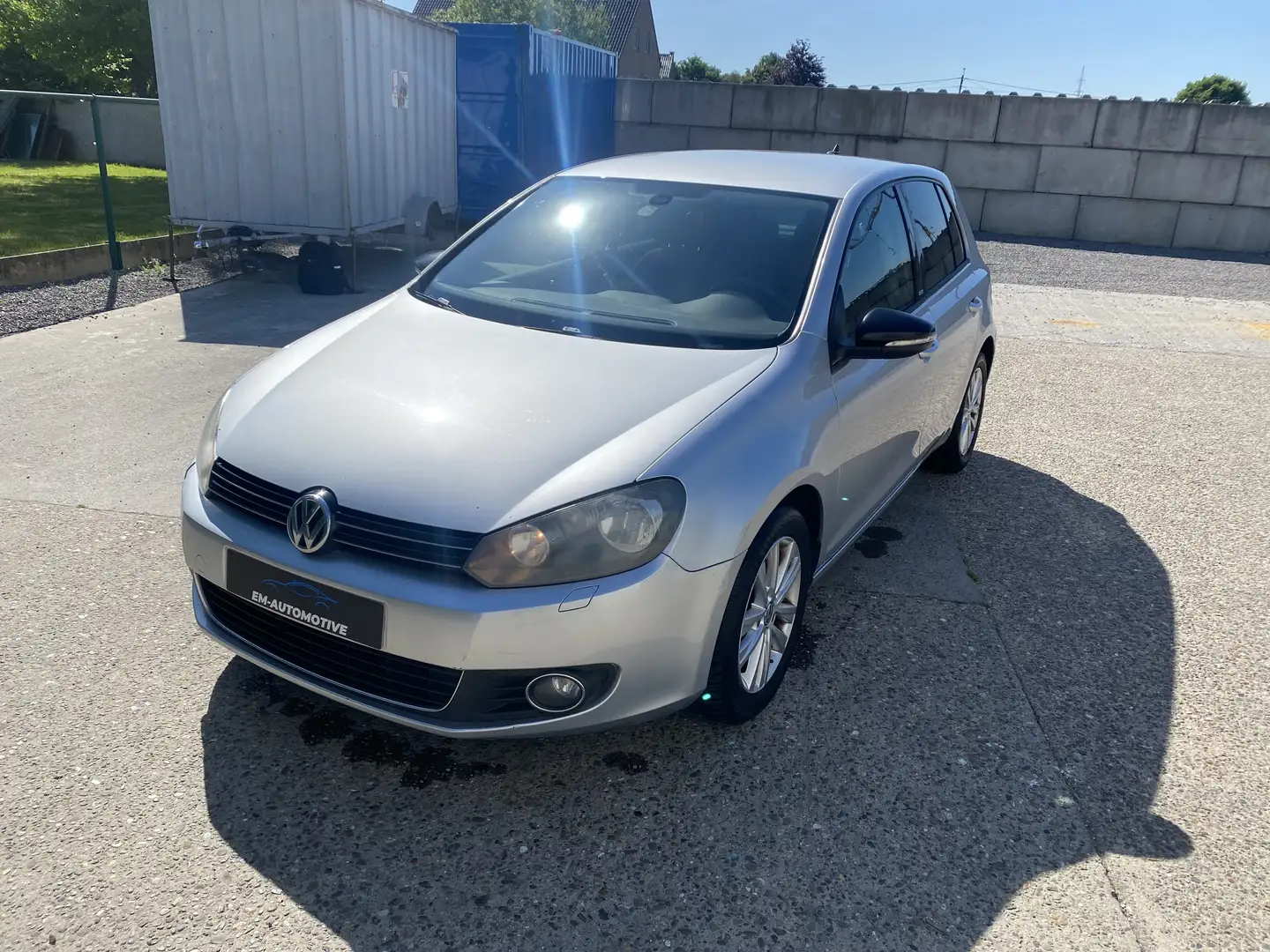 Volkswagen Golf 1.6 CR TDi Highline°GPS°CARPLAY° Argent - 1