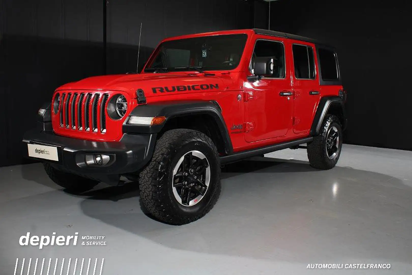 Jeep Wrangler Unlimited 2.2 Mjt II Rubicon Autom Rosso - 1
