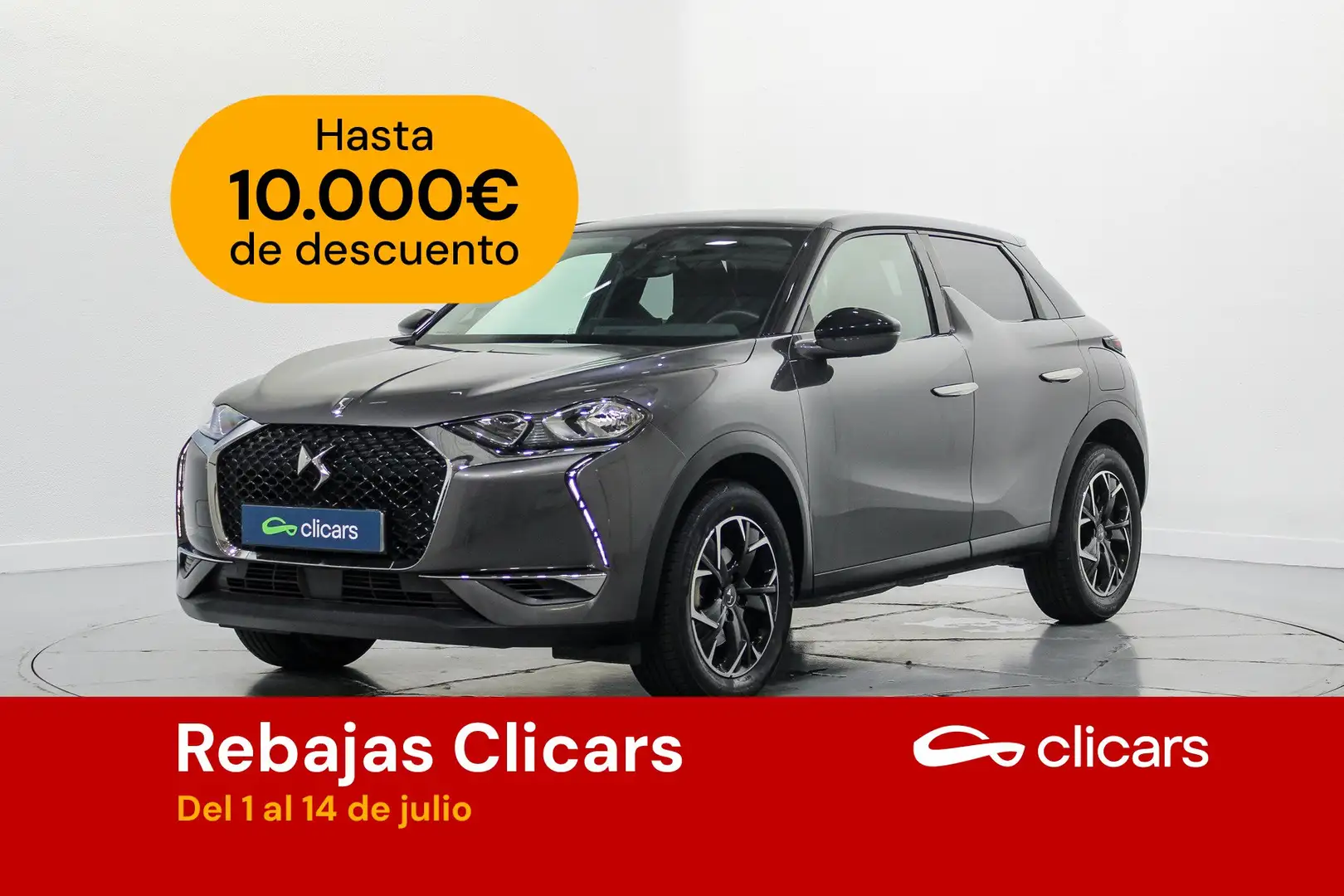 DS Automobiles DS 3 Crossback Puretech So Chic 130 EAT8 Gris - 1