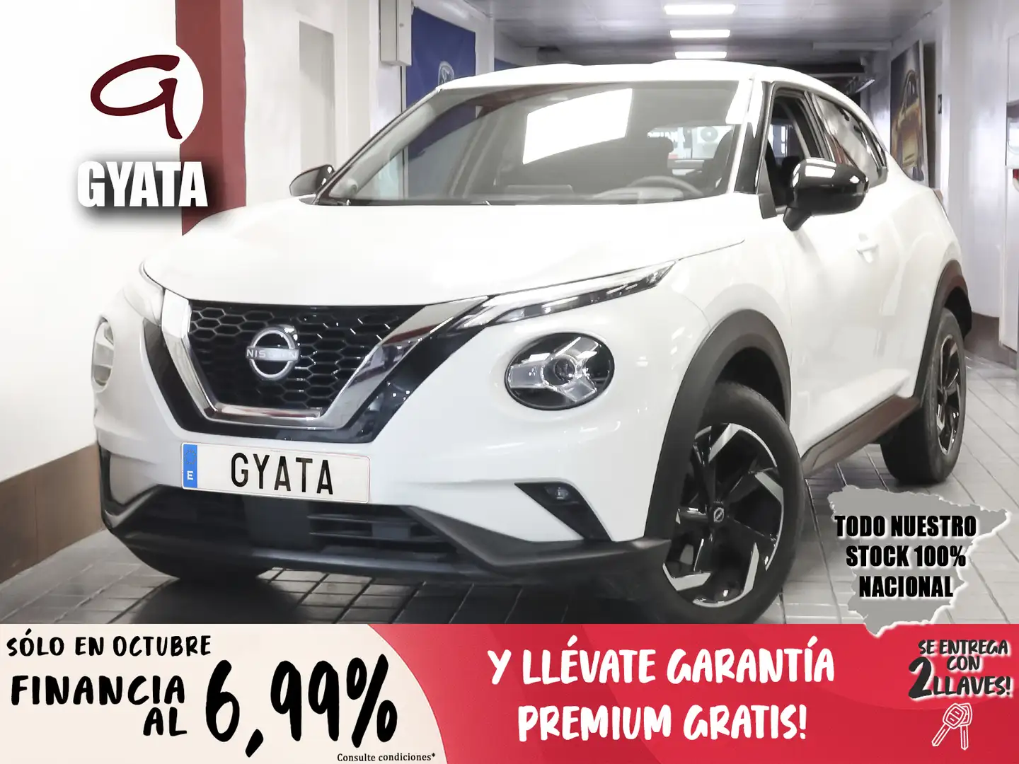 Nissan Juke 1.0 DIG-T Acenta 4x2 114 Bianco - 1
