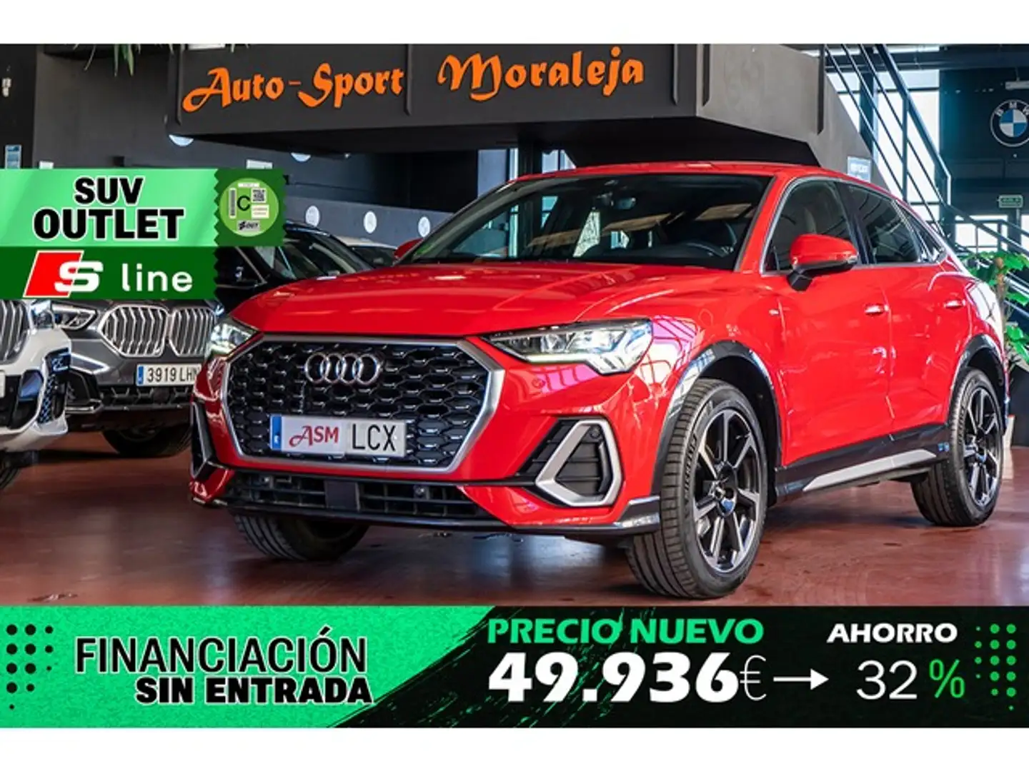 Audi Q3 Sportback 35 TDI S line S tronic Rojo - 1