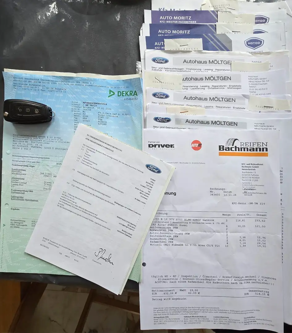Ford Grand C-Max 1.0 EcoBoost Start-Stopp-System Titanium Bleu - 2