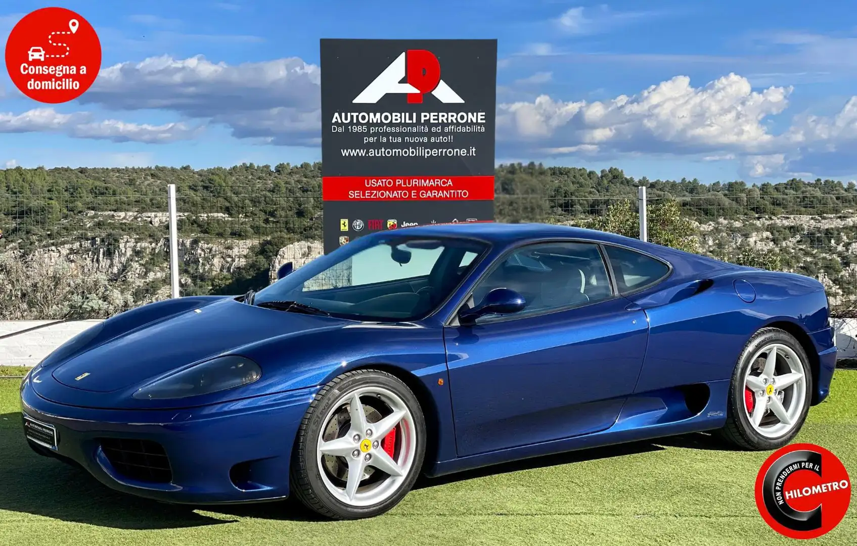 Ferrari 360 Modena F1 - 48.000 km Certificati FERRARI Azul - 1