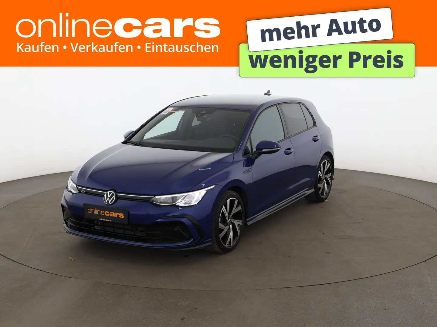 Volkswagen Golf VIII 1.5 eTSI R-Line Aut LED SITZHZG ASSIST Blau - 1