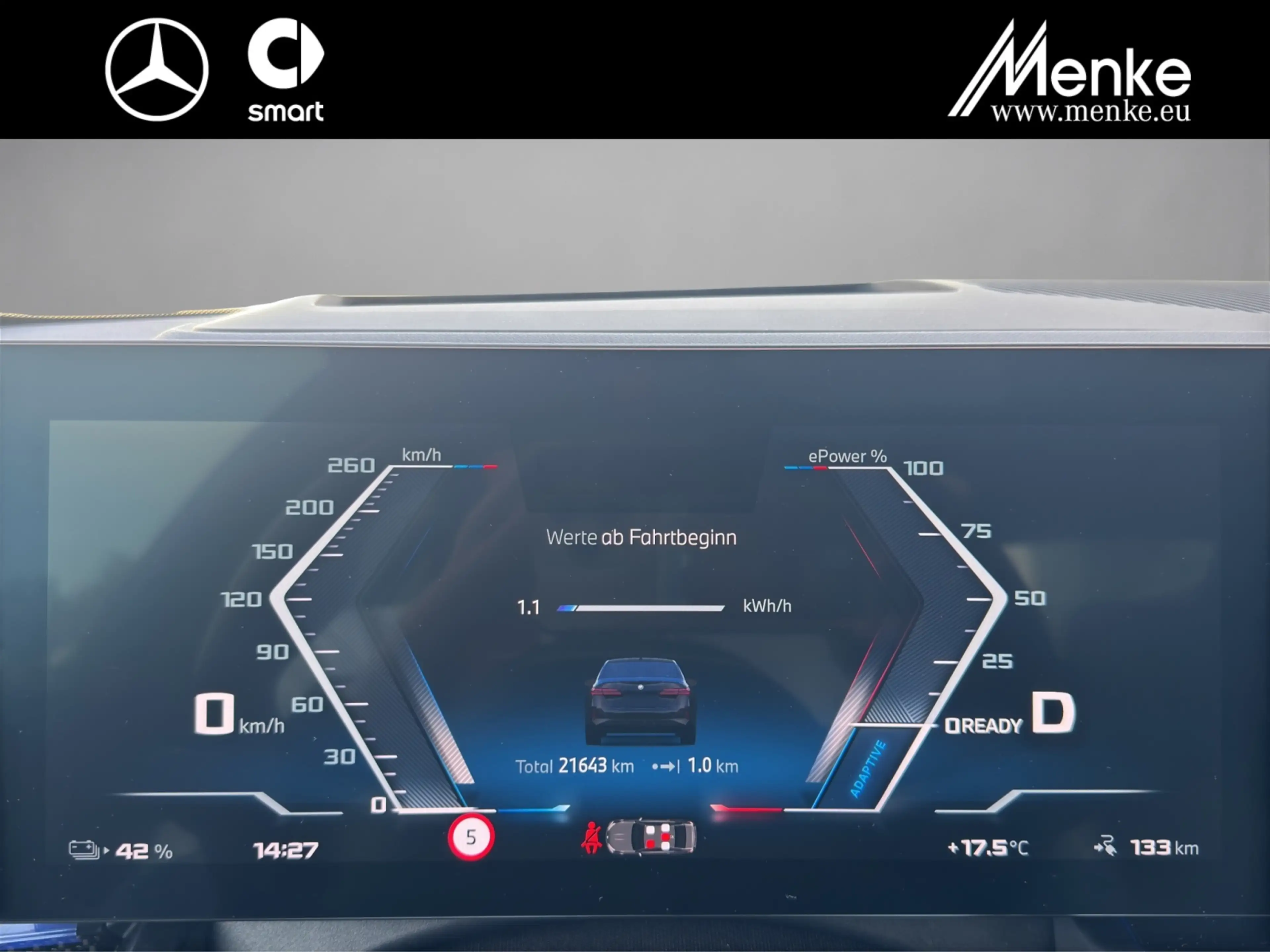 BMW i5 M60 xDrive Pano+HUD+AHK+MSportPro+DriveAssyt — photo 13