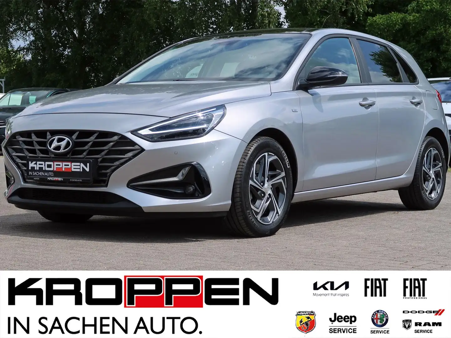 Hyundai i30 Intro Edition MHEV Autom. Navi Kam SHZ LHZ PDC Zilver - 2