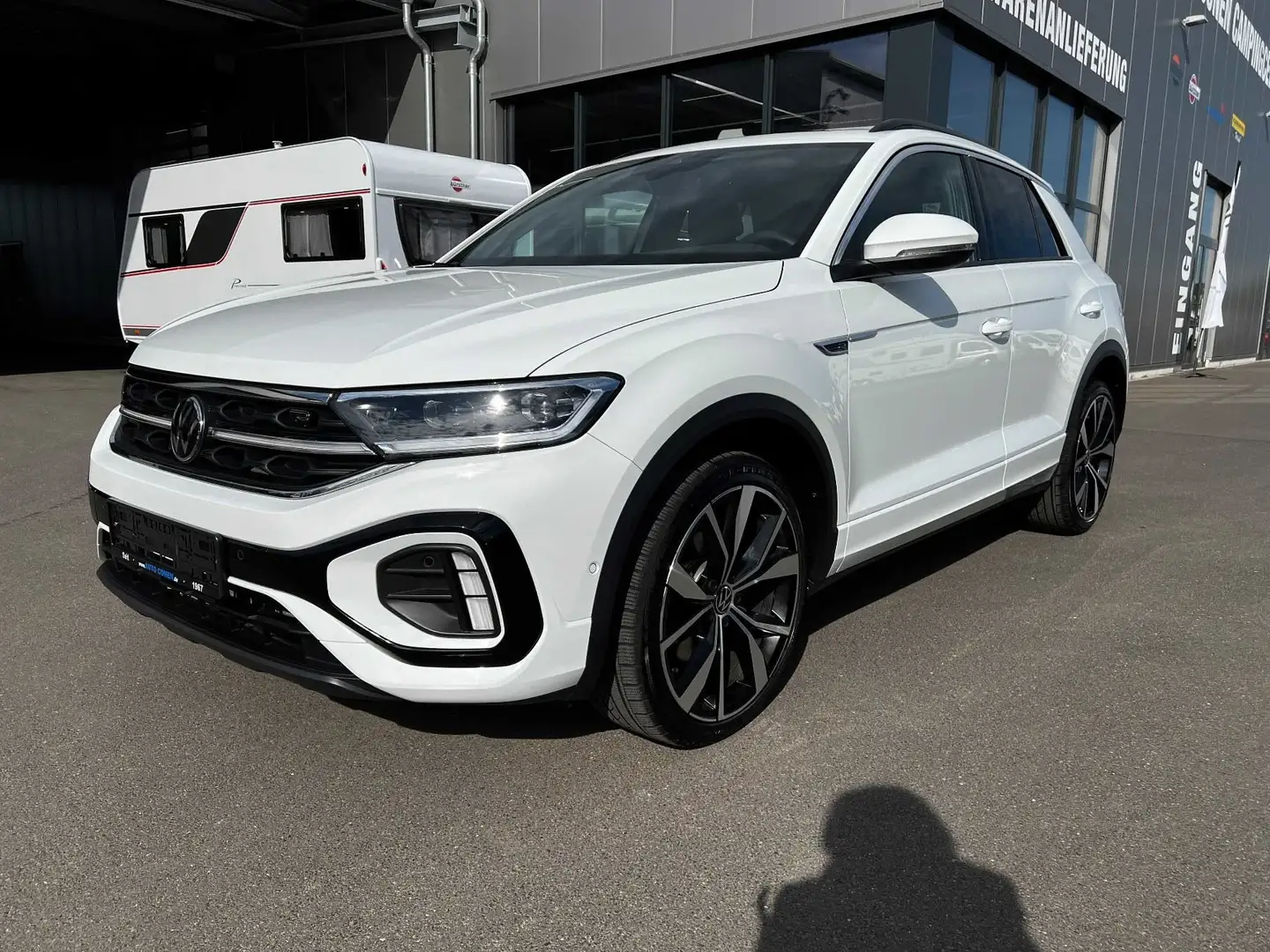 Volkswagen T-Roc TDI 2.0 DSG R-Line AHK NAV LM KAM Blanc - 1