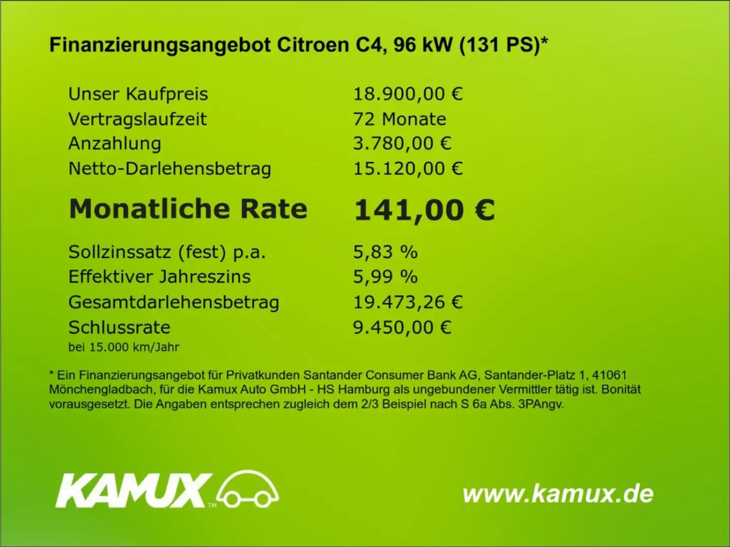 Citroen C4 1.2PureTech Aut.Shine+LED+NAVI+VIRTUAL+KAMERA Schwarz - 1