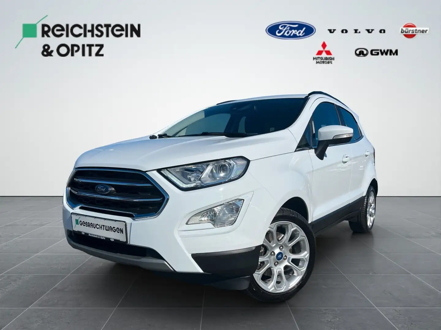 Ford EcoSport 1,0 EcoBoost Titanium/Navi/SitzHZ Weiß - 1