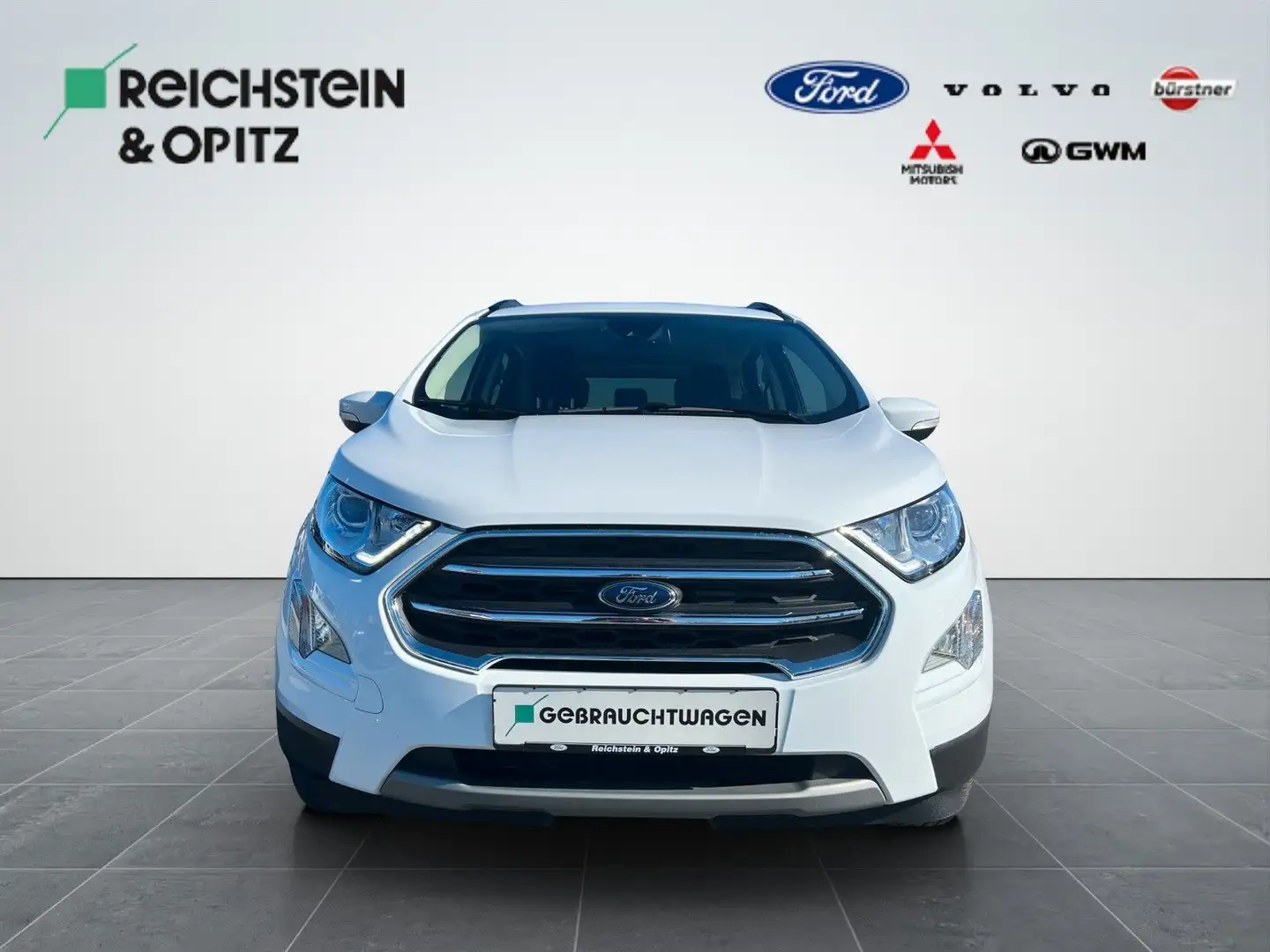 Ford EcoSport 1,0 EcoBoost Titanium/Navi/SitzHZ Weiß - 2