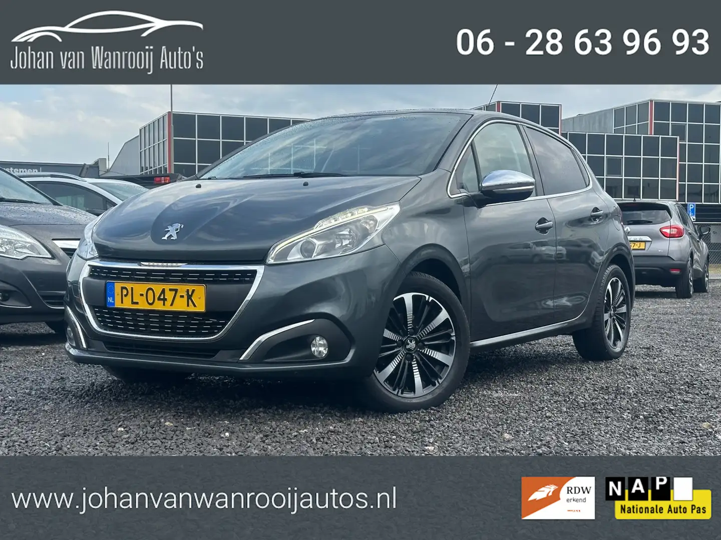 Peugeot 208 1.2 PureTech Allure/NAVI/CAMERA/AUTOMAAT Gris - 1