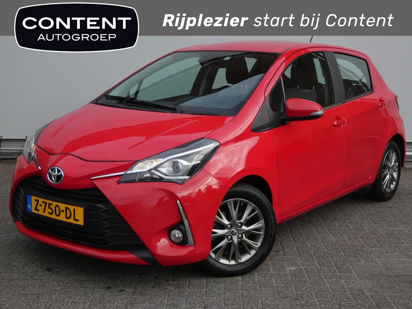 Toyota Yaris 1.5 VVT-i 111pk 5D CVT Dynamic / 64.000 !!! Rouge - 1