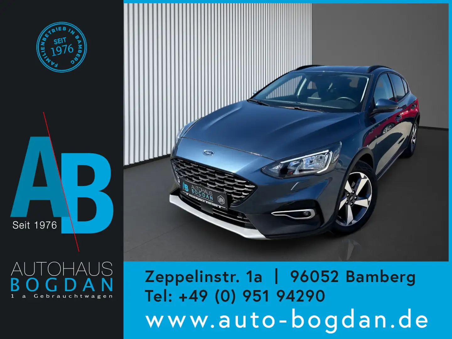 Ford Focus Active Winterpaket*Navi*Kamera*PDC*SHZ*DAB Blauw - 1