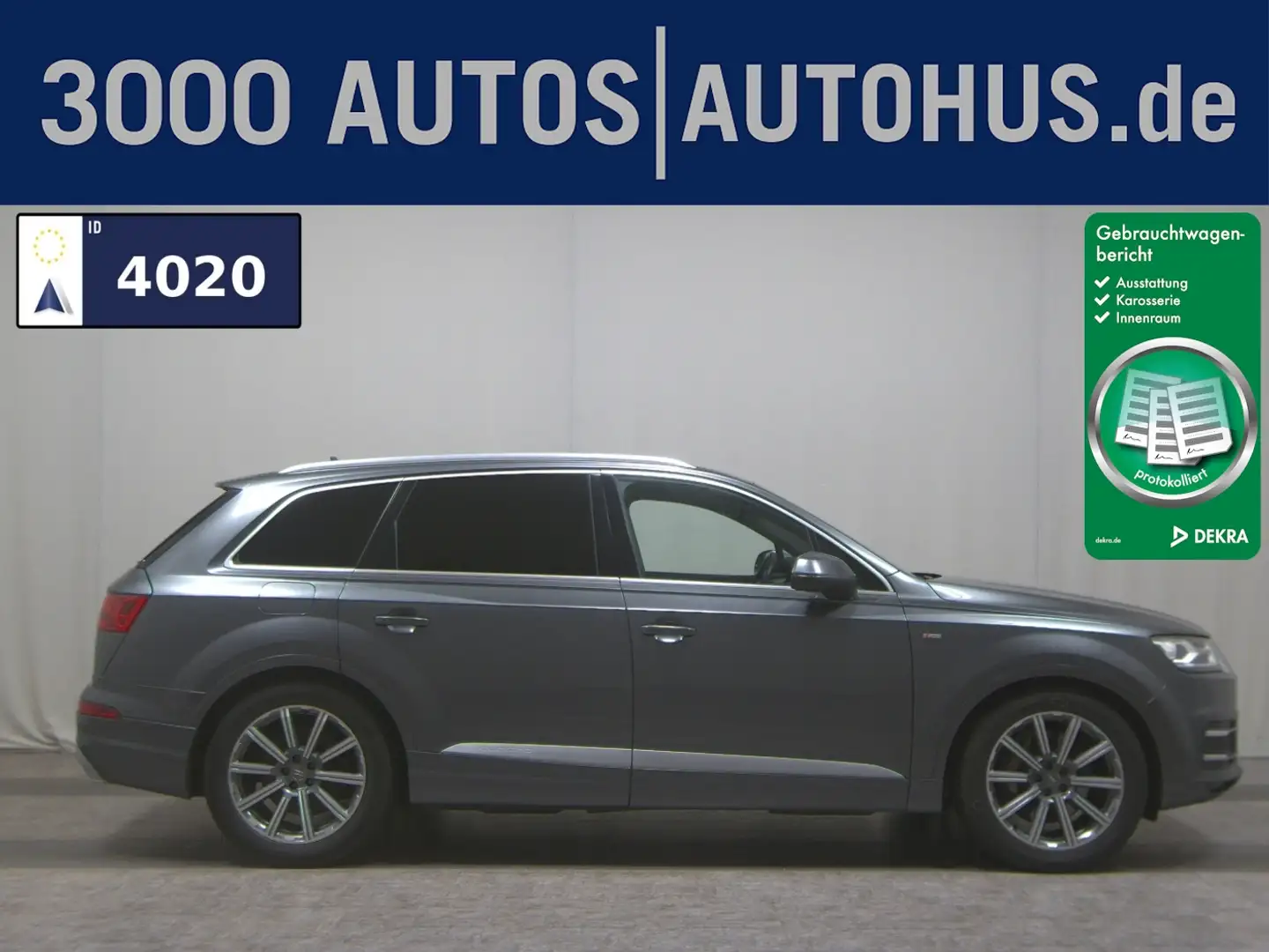 Audi Q7 3.0 TDI Qu. S-Line 7-Sitze Leder Navi Xenon Gris - 1
