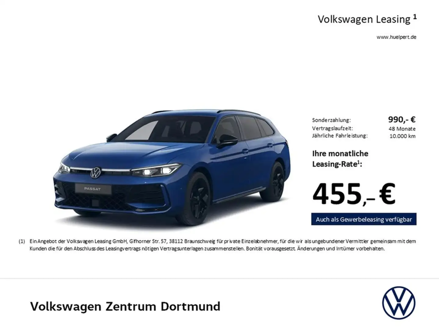 Volkswagen Passat Variant 2.0 R-LINE NEUESMODELL AHK 360CAM Blau - 2
