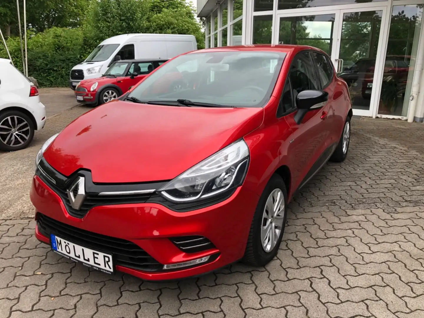 Renault Clio 1.2 16V 75 Limited Navi Sitzhzg. PDC 2.Hand Rouge - 1