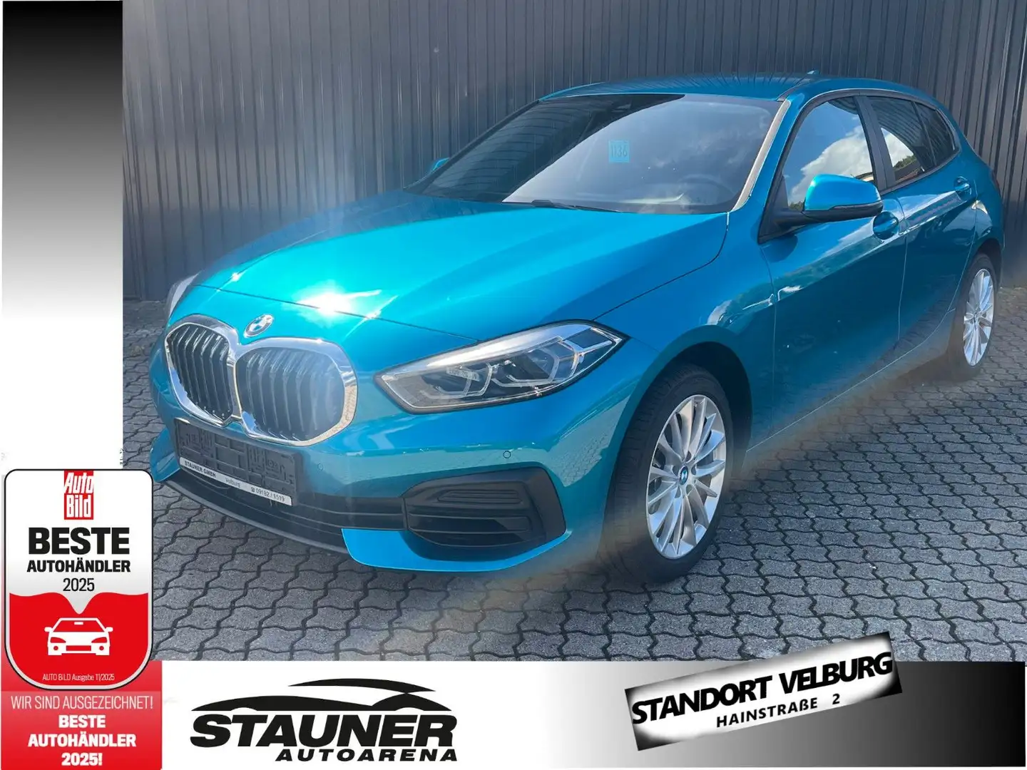 BMW 116 i 5-Türer/ Lenkradheiz/LED/Navi/Sitzheizung Blau - 1