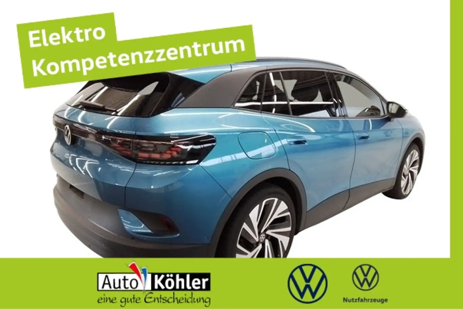 Volkswagen ID.4 Pro Matrix/Pano/CCS/CarPlay/AHK/Wärmepumpe Blau - 1