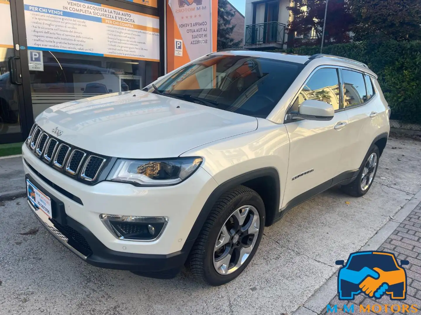 Jeep Compass 2.0 4WD con gancio traino Bianco - 1