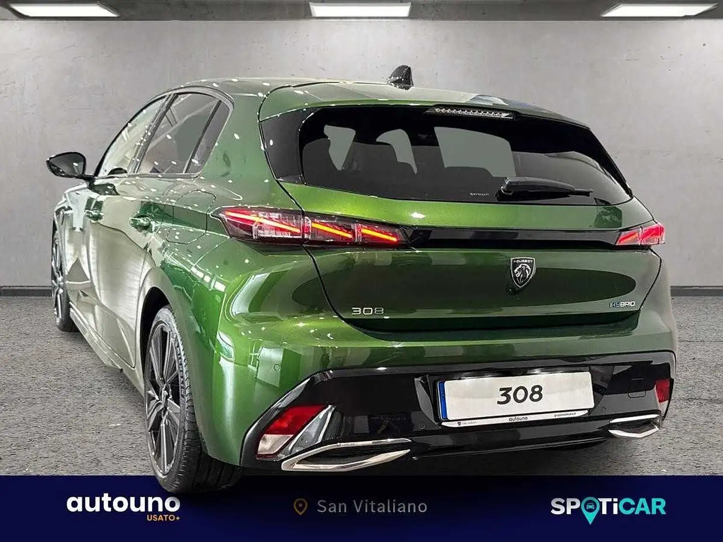 Peugeot 308 III 2021 308 1.6 hybrid phev GT Pack 225cv e-eat8 Verde - 2