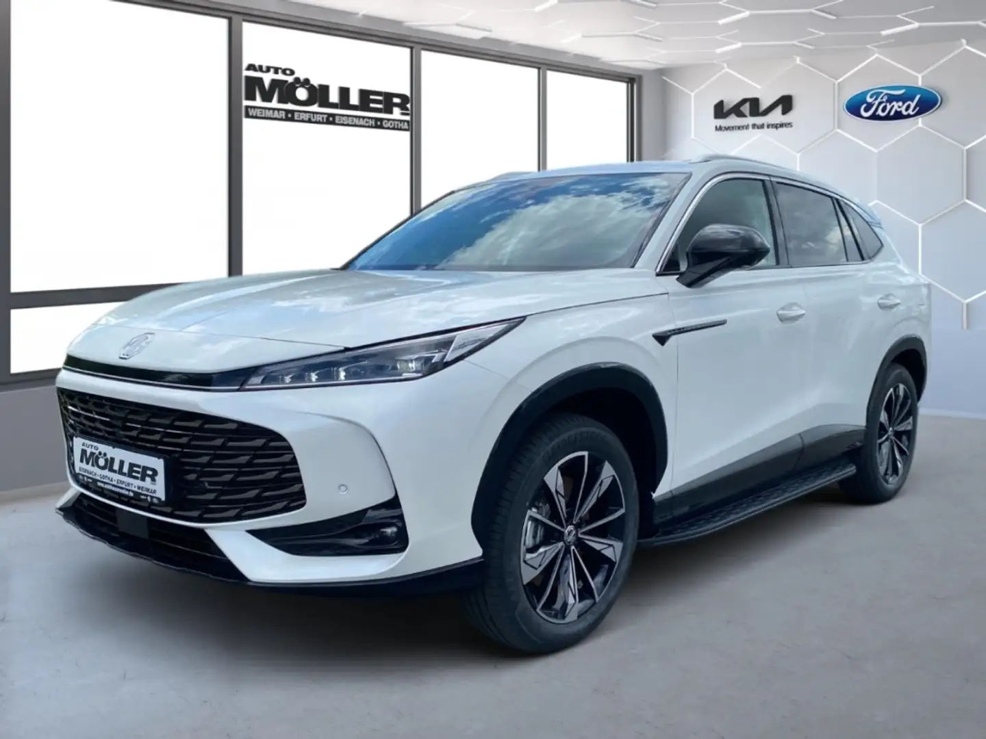 MG HS PHEV LUXURY 360° Kam. LED Klima DAB Leder ACC Weiß - 2