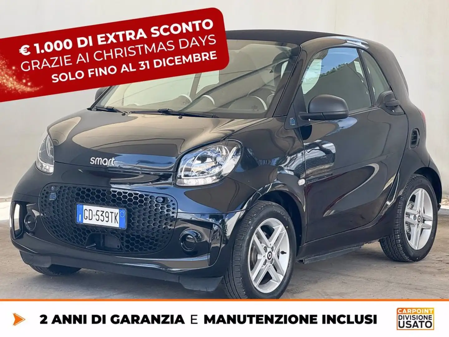 smart forTwo eq passion 4,6kw Nero - 1