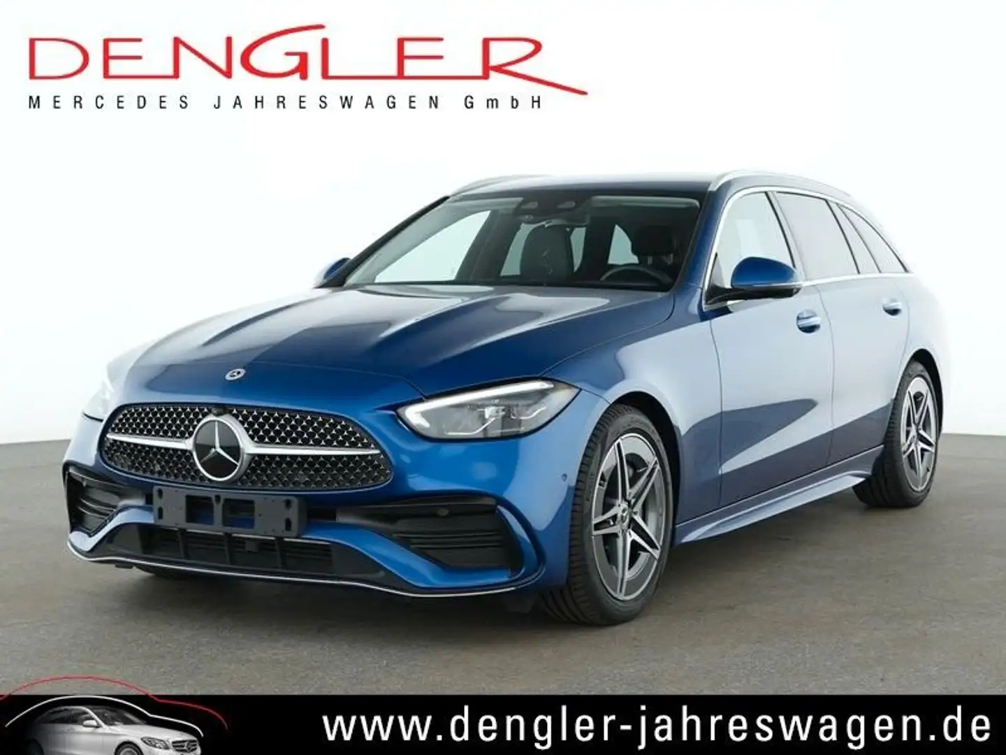 Mercedes-Benz C 300 T 4M FAP+*AHK*360*KEYLESS AMG Line Adv+ Blau - 1