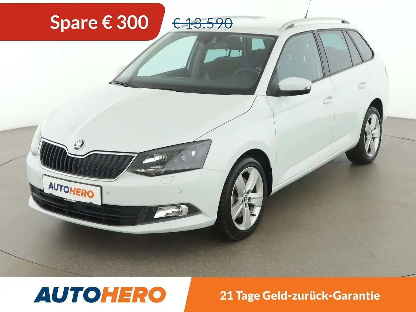 Skoda Fabia 1.2 TSI Style Aut. *TEMPO*PDC*SHZ*KLIMAAUT*BT*ALU* Weiß - 1