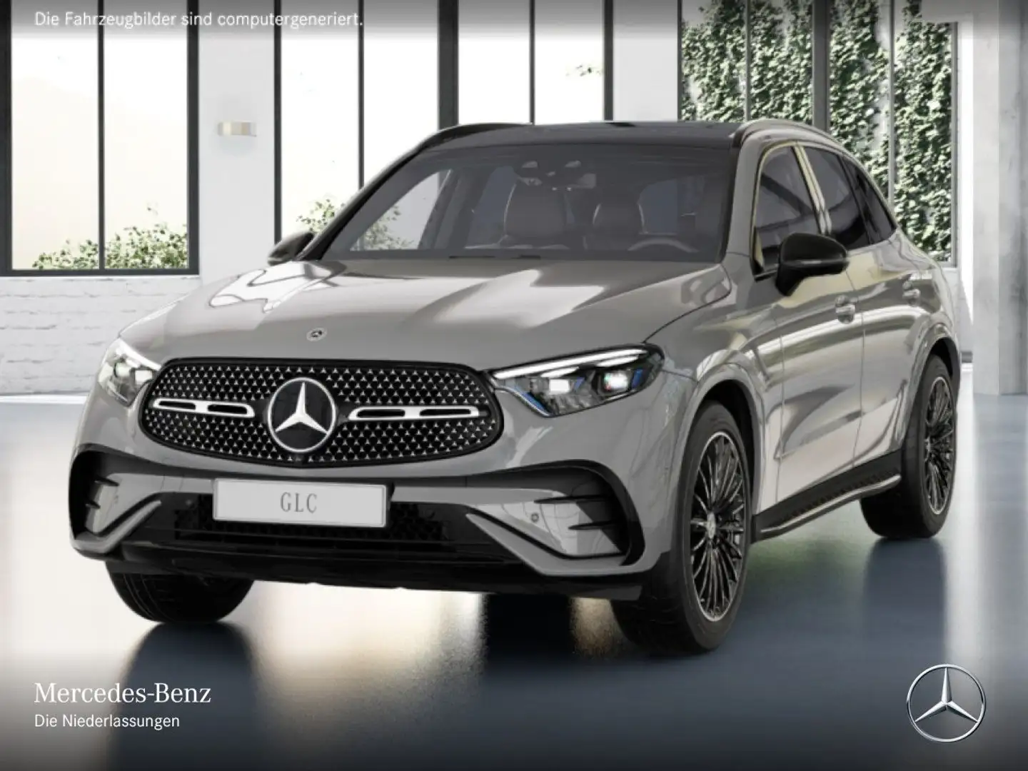 Mercedes-Benz GLC 450 d 4M AMG+NIGHT+PANO+360+AHK+BURMESTER+9G Gris - 2