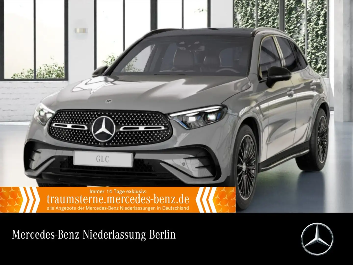 Mercedes-Benz GLC 450 d 4M AMG+NIGHT+PANO+360+AHK+BURMESTER+9G Gris - 1